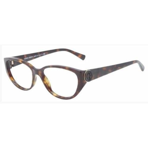 Giorgio Armani Lens Eyeglasses AR7020 5026 Dark Havana Frames 53MM Rx-able