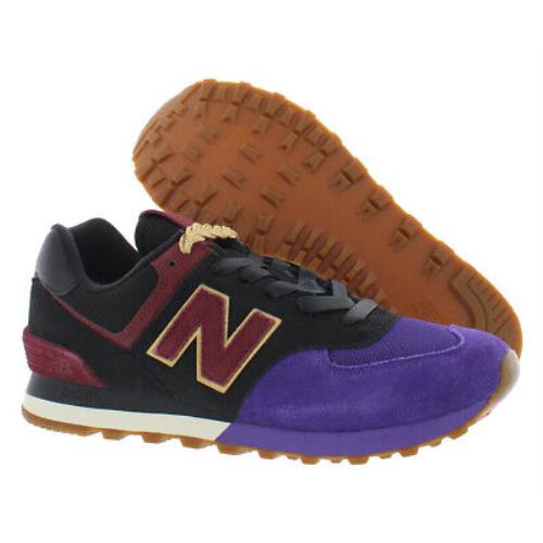 Balance 574 Bhm Mens Shoes Size 9 Color: Black/purple/burgundy
