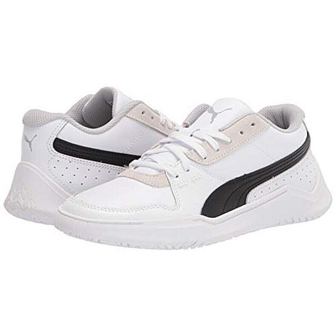 Men`s Puma DC Past White-black Athletic Shoes 373021-02 Size 12