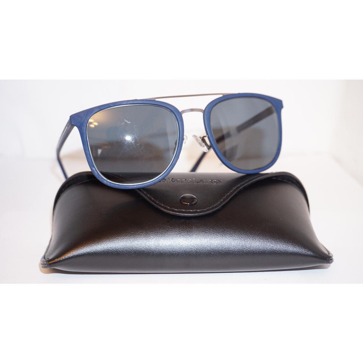 Polo Ralph Lauren Sunglasses Navy Gunmetal Gray PH4144 5618/87 53 20 145