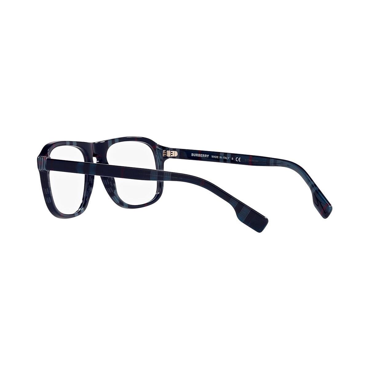 Burberry Neville BE2350 3956 Eyeglass Frames - Top Blue on Navy Check - Burberry  eyeglasses - 8056597490337 | Fash Brands