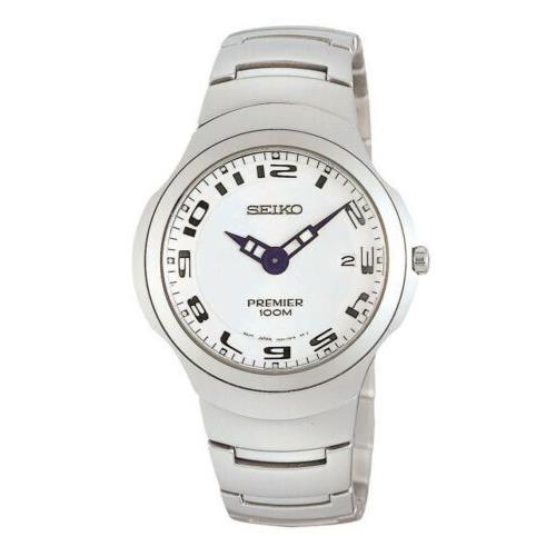 Seiko Premier Stainless Steel Men`s Watch SKP051