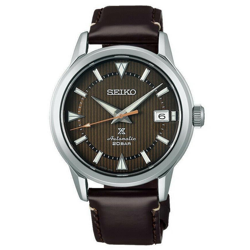 Seiko Men s Prospex Alpinist Forest Brown Dial Automatic Watch SPB251 - Brown Band