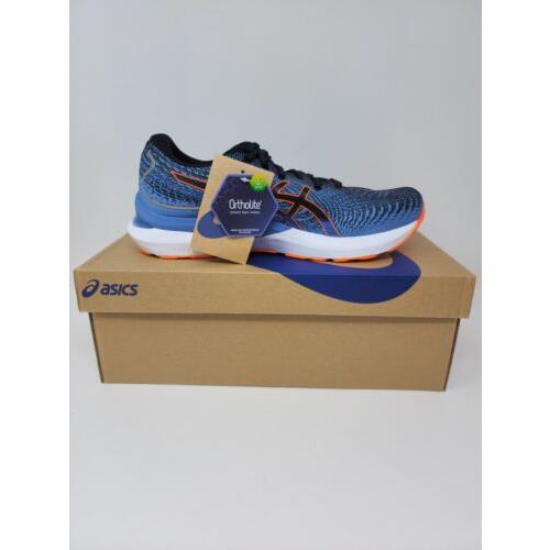 Asics Gel Cumulus 24 Mens 10 Black Orange Blue Running Shoes 1011B366-003
