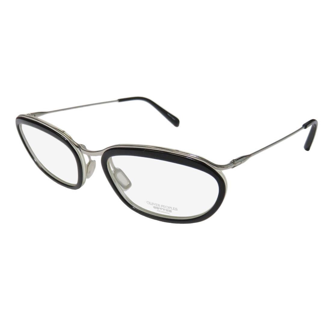 Oliver Peoples Massine Eyeglasses Titanium Japan Ebo/s Black Full-rim