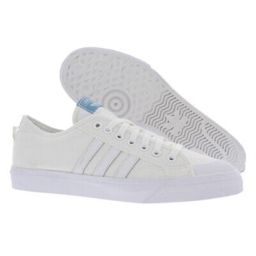 Adidas Originals Nizza Mens Shoes - White/White/Hazy Blue , White Main