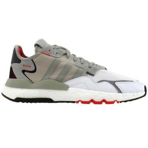 Adidas EF5409 Nite Jogger Mens Sneakers Shoes Casual - Grey Off White - Size