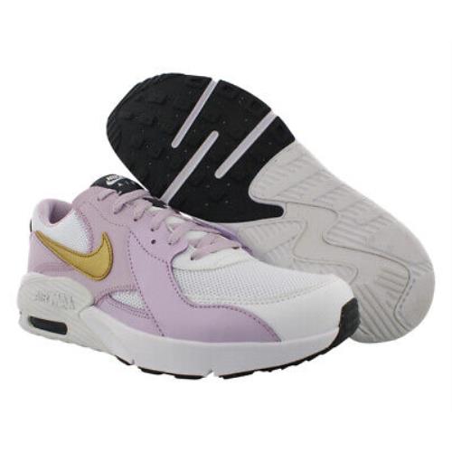 Nike Air Max Excee Girls Shoes Size 6.5 Color: White/metallic Gold/iced Lilac