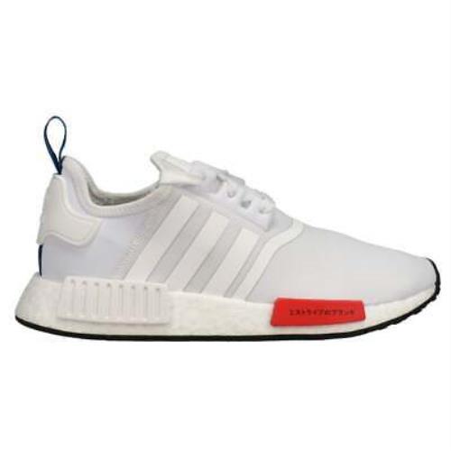 Adidas FX4291 Nmd_R1 Lace Up Mens Sneakers Shoes Casual - Red White - Size 8