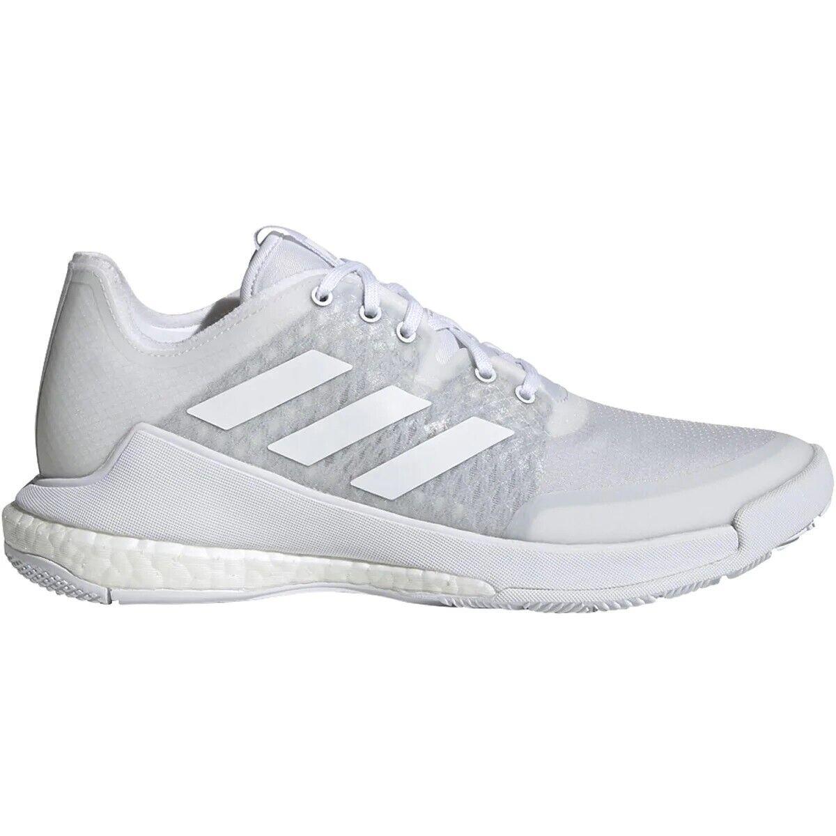 Adidas Crazyflight Volleyball Shoes EF2678 - Woman`s - 12.5 - White/grey