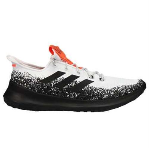 Adidas G27478 Sensebounce+ Mens Running Sneakers Shoes - Black White - Size