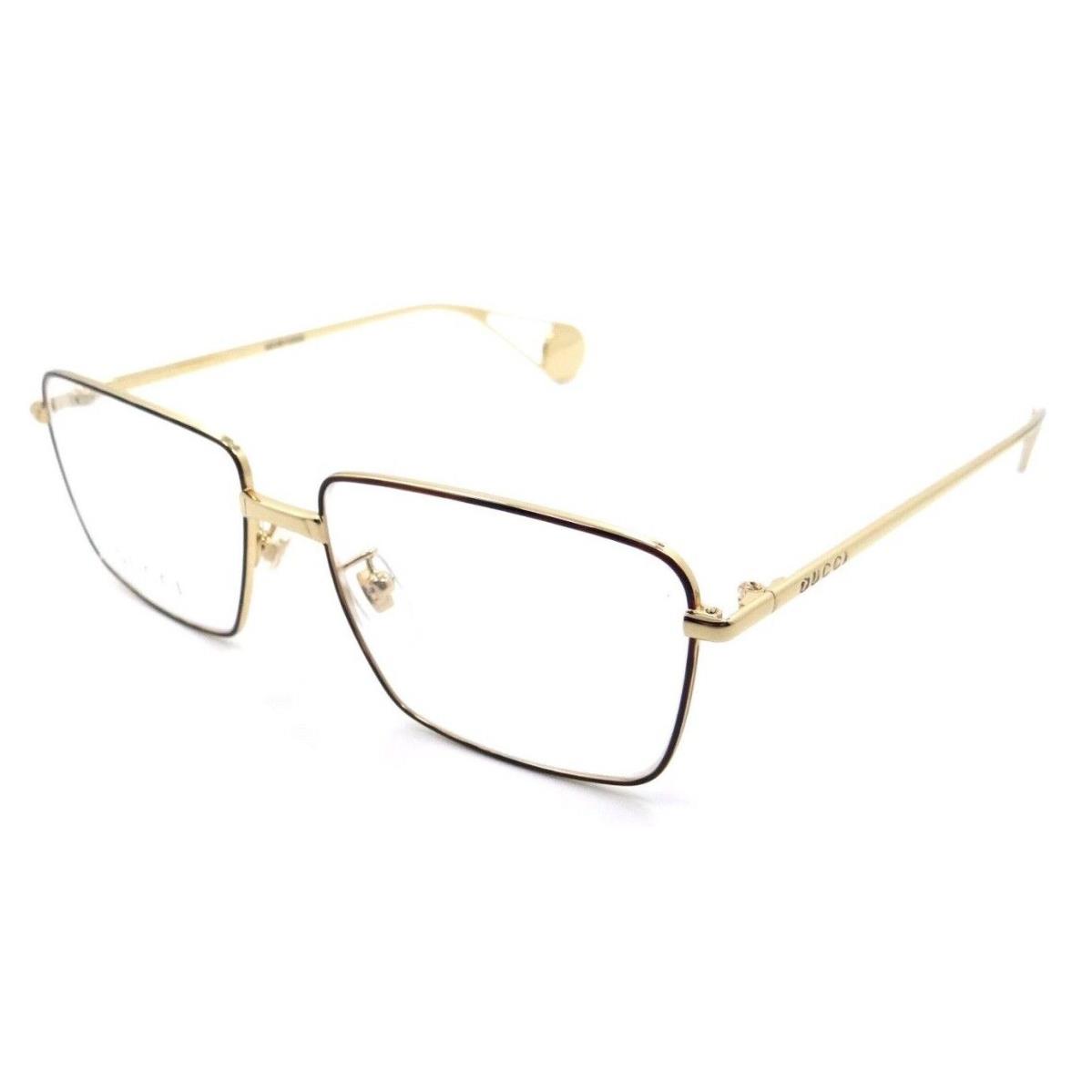 Gucci Eyeglasses Frames GG0439O 002 53-15-145 Havana / Gold Made in Italy