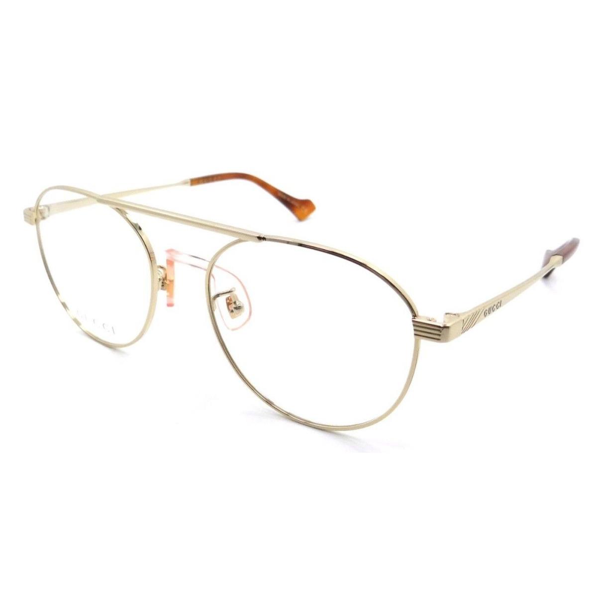 Gucci Eyeglasses Frames GG0744O 003 53-19-145 Gold Made in Japan