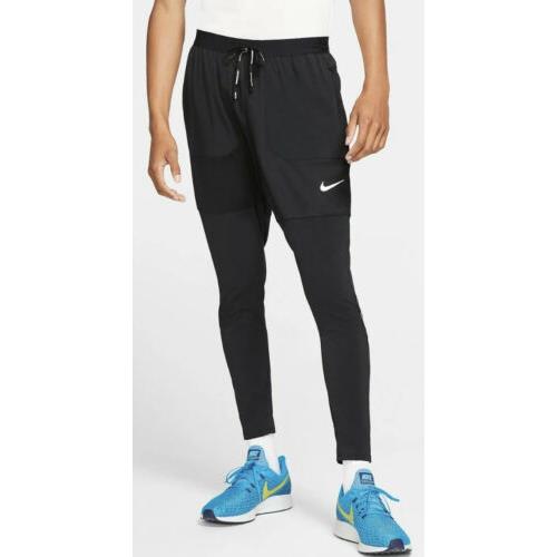 Nike Dry Phantom Elite Hybrid Running Pants Men Size XL Antracite Black BV4837