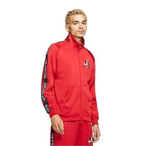 Nike Tricot Warmup Classics Jacket Mens Track Jackets Size M Color: Gym Red