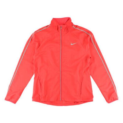 Nike Classic Full Zip Running Womens Jackets Size XS Color: Red