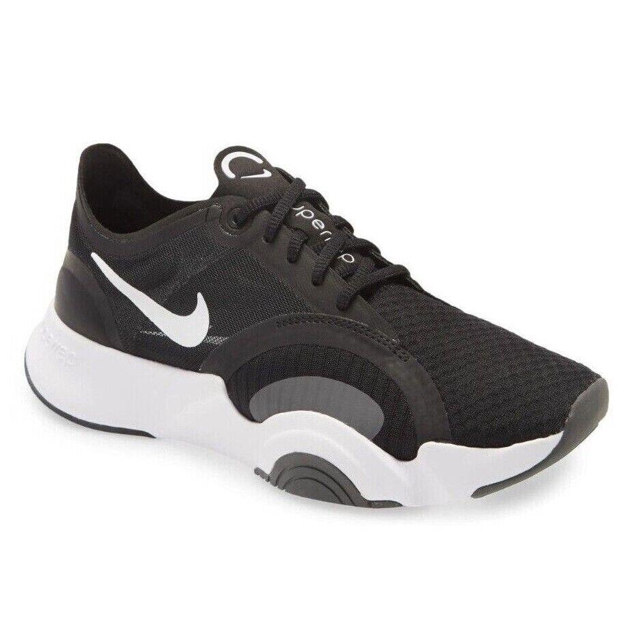 Nike Superrep Go Sneaker Women`s Training Shoes Black / White CJ0860-101 Size 12