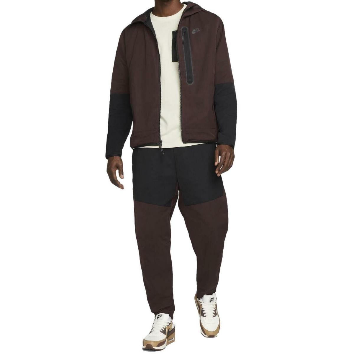 Nike Tech Essentials Repel Insulated Hoodie Jacket Maroon Black XL CU4485-203