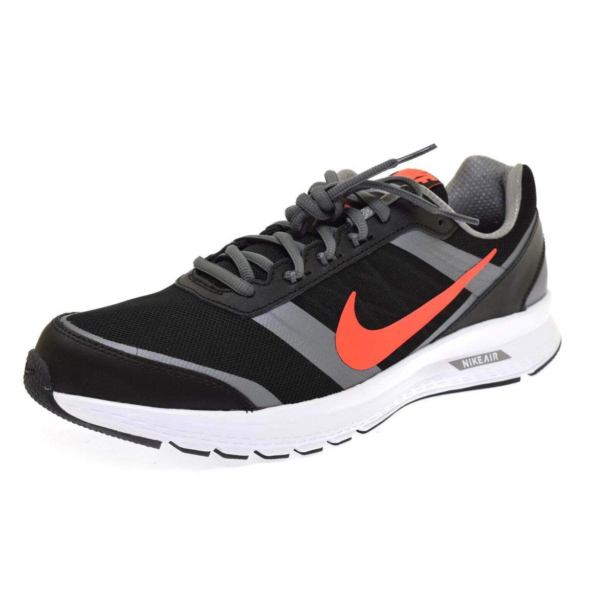 Nike Men`s Relentless 5 Running Shoes Blk/gry/orng Size 11