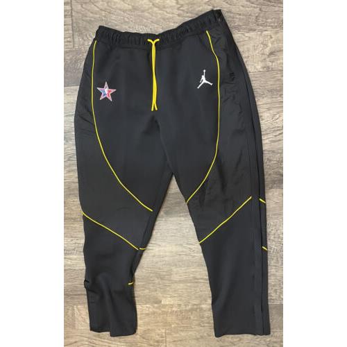 Nike Jordan Nba All-star Game Tear-away Dri-fit Pants Black CV4657 010 Size Xxl
