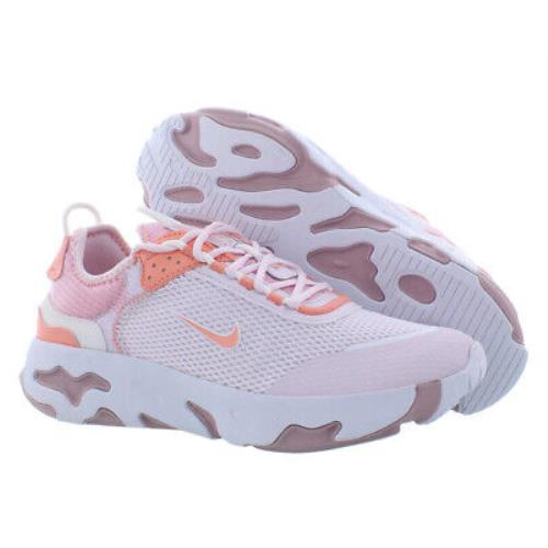 Nike React Live Girls Shoes Size 7 Color: Pink/blush - Pink/Blush , Pink Main