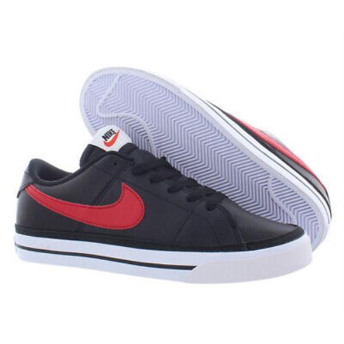 Nike Court Legacy Lthr Mens Shoes Size 6 Color: Black/red/white
