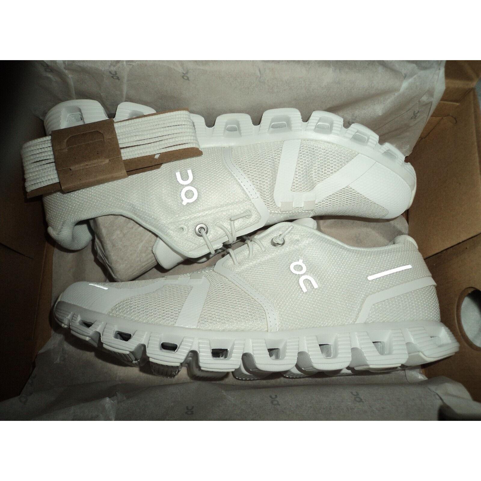 On-running Cloud 5 All White Men`s Casual Running Shoes