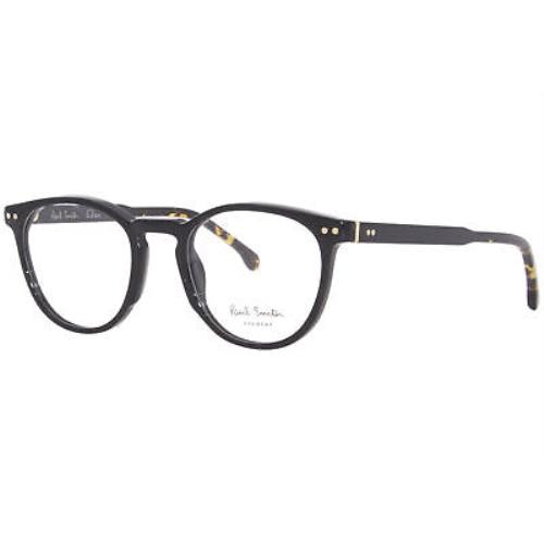 Paul Smith Eden PSOP058 01 Eyeglasses Frame Black Full Rim Oval Shape 50mm