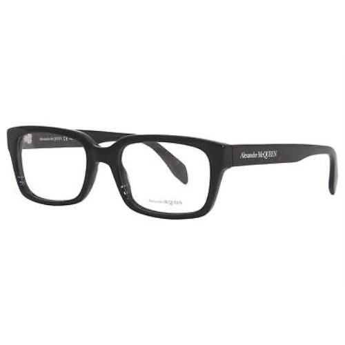 Alexander Mcqueen AM0345O 001 Eyeglasses Men`s Black Full Rim 55-mm