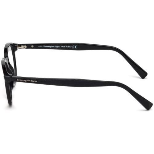 Ermenegildo Zegna EZ5070 005 Eyewear Optical Frame Black Round Italy