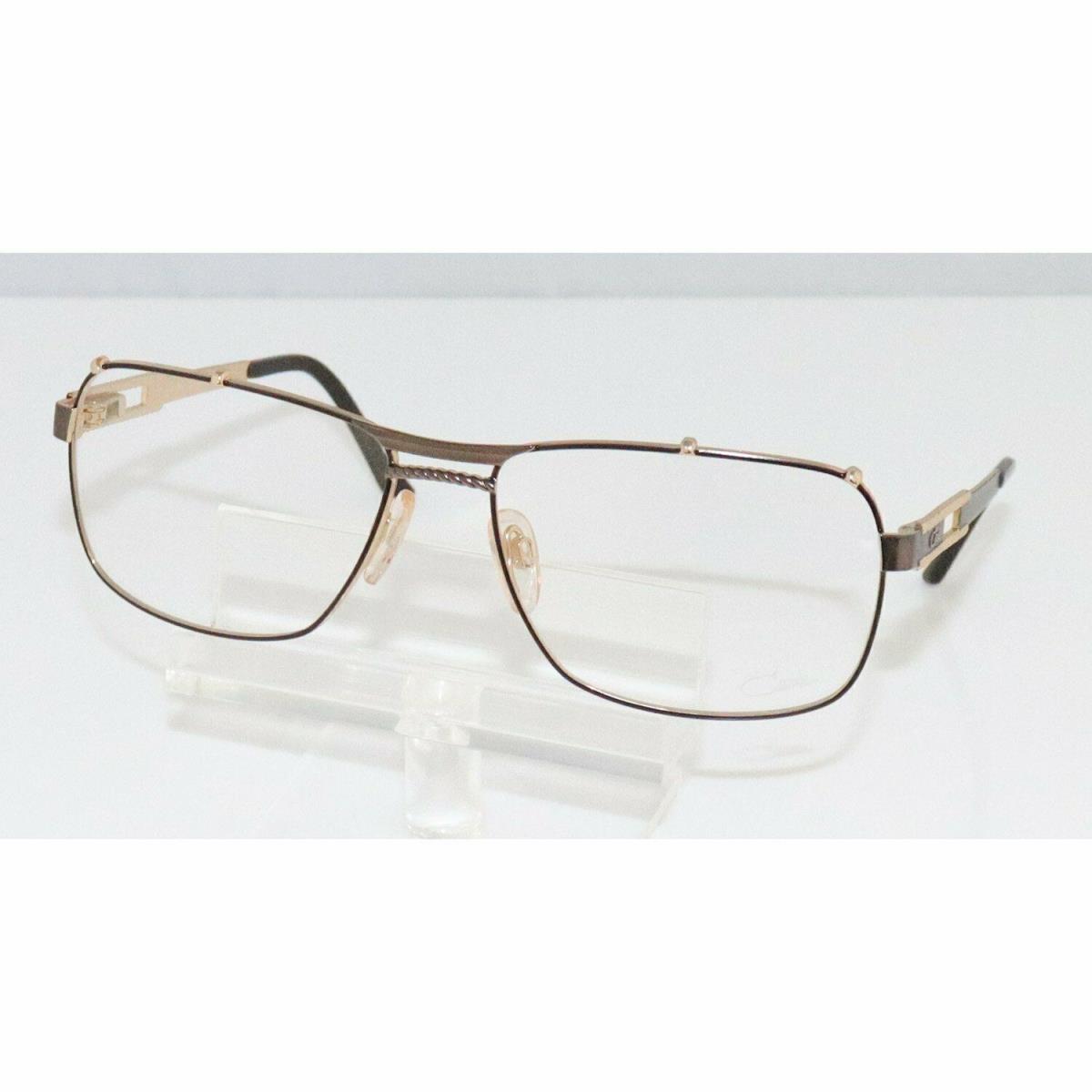 Cazal 7030 003 Eyewear Optical Frame Dark Brown / Gold Square