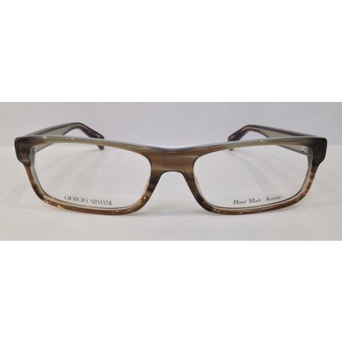 Giorgio Armani GA 883 Brown Azure O88 Plastic Eyeglasses Frame 52-16-140 Italy