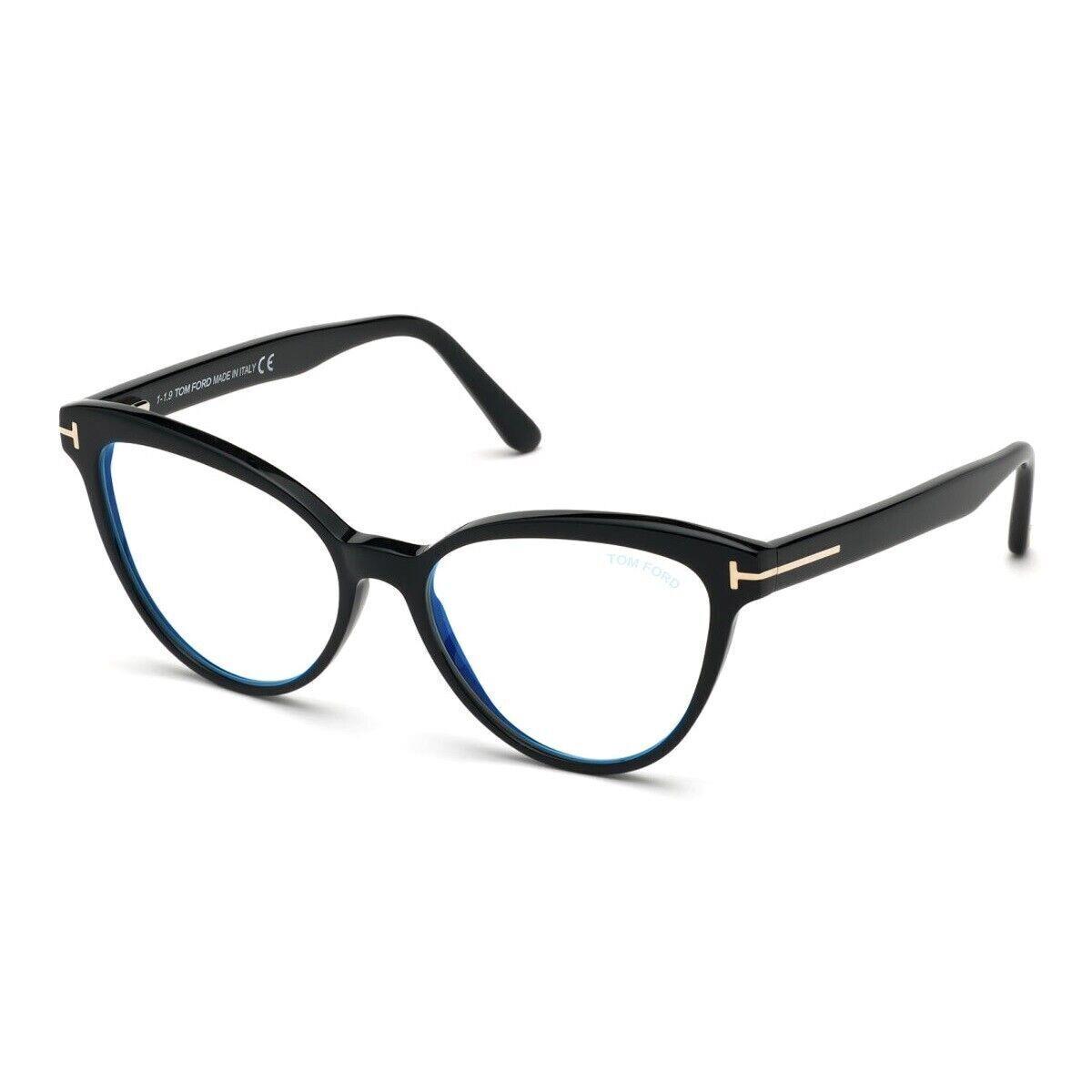 Tom Ford FT5639-B 001 Shiny Black 54mm Eyeglasses