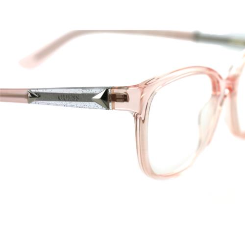 Guess eyeglasses  - Clear , Clear Frame, With Plastic Demo Lens Lens