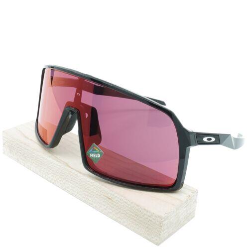 Oakley Sutro Rectangular Sunglasses Polished Black/prizm Field 37 mm - Black Frame