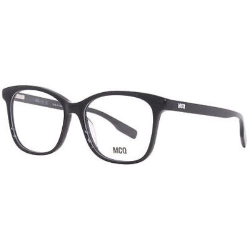 Alexander Mcqueen Mcq MQ0304O 005 Eyeglasses Frame Women`s Black Full Rim Square Shape 53mm
