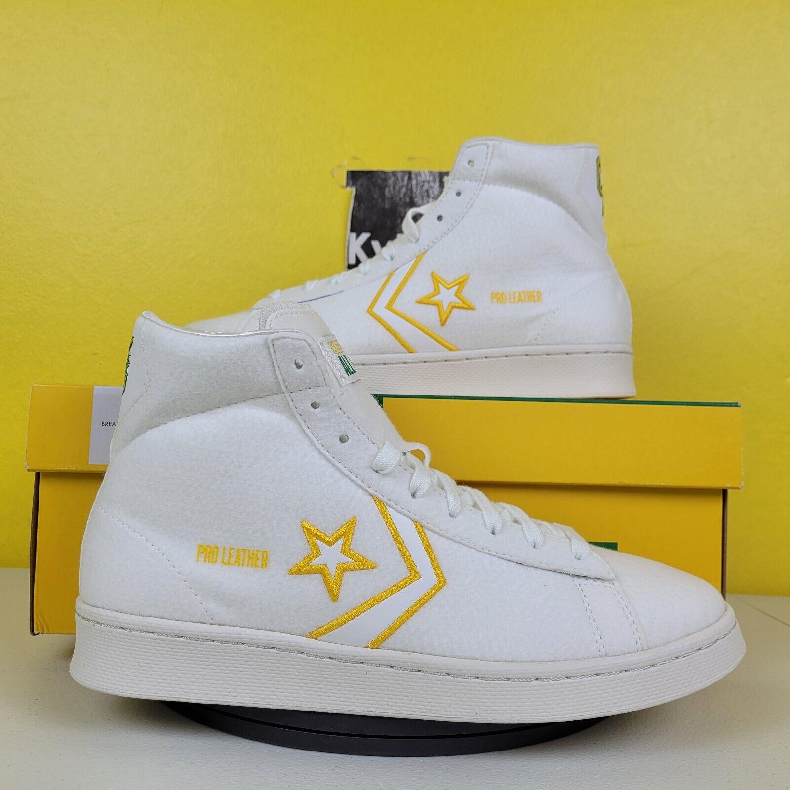 Converse Pro Leather Hi Top Men`s White Breaking Down Barriers Athletic Shoes