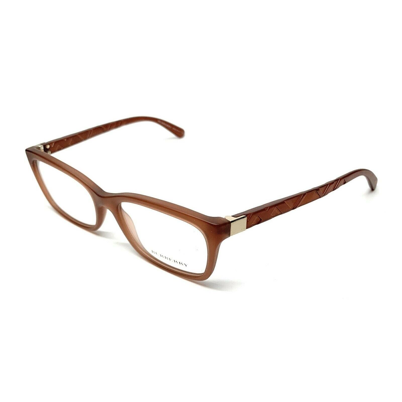 Burberry B 2220 3575 Brown Women`s Eyeglasses Frame 52-17