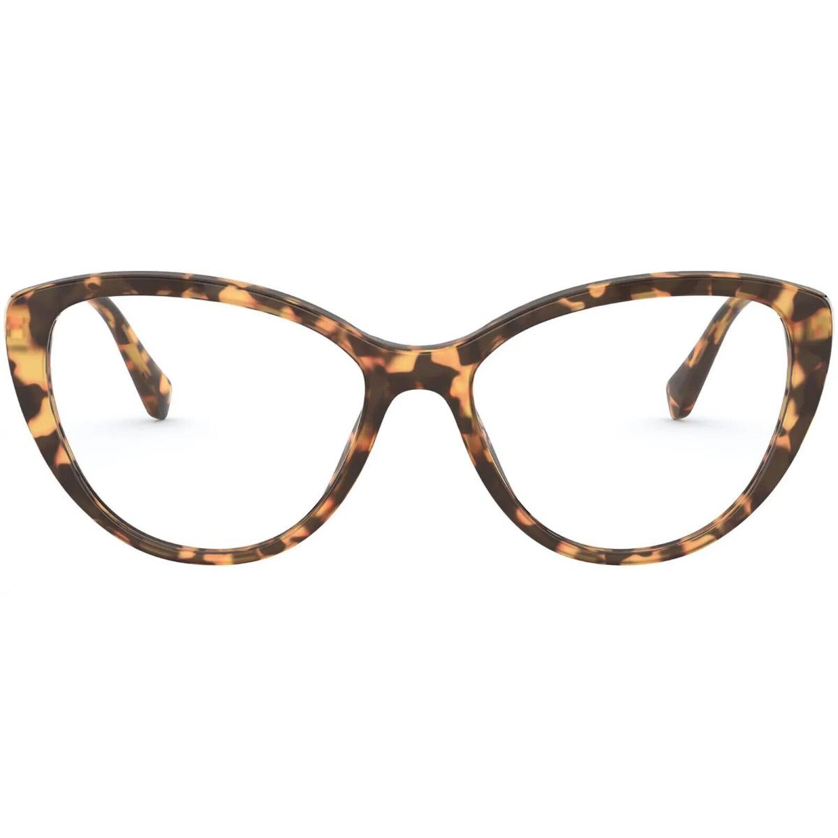 E Miu Miu Eyeglass Frames MU 02SV 7S0 Light Havana For Women