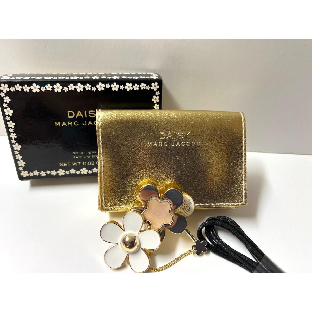 Lot 3 x Marc Jacobs Daisy Solid Perfume Necklace with Case 0.2 oz