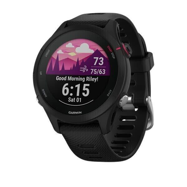 Garmin Forerunner 255S Black Gps Enabled Running Watch with Music 010-02641-22