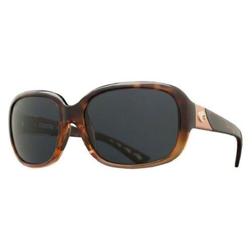 Costa Del Mar Gannet Polarized Sunglasses Gnt 120 Ogp 580P Crystal Tortoise Grey