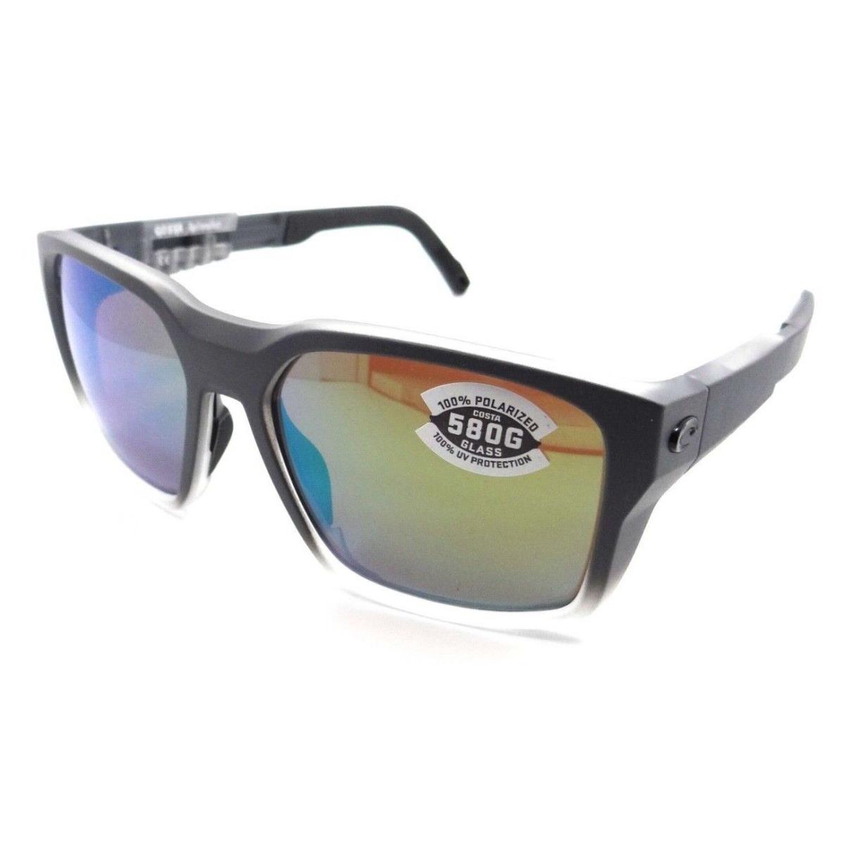 Costa Del Mar Sunglasses Tailwalker 56-17-120 Matte Fog Gray / Green Mirror 580G - Multicolor Frame