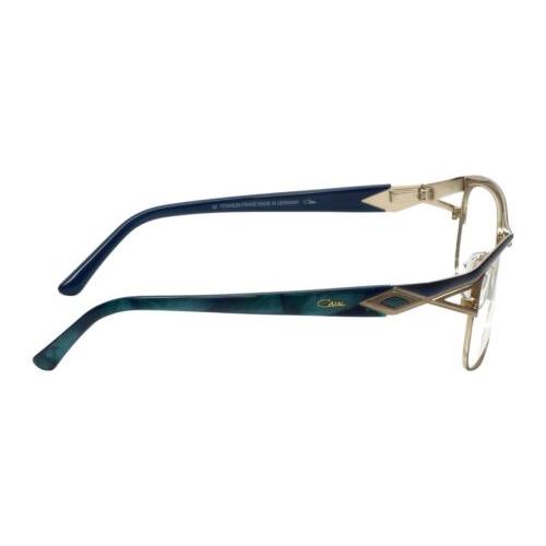 Cazal eyeglasses  - Silver Blue Green , Multi-Color Frame, Clear Lens 1