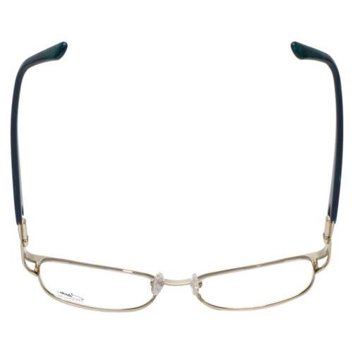 Cazal eyeglasses  - Silver Blue Green , Multi-Color Frame, Clear Lens 3