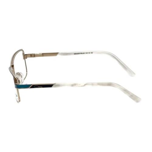 Cazal eyeglasses  - Turquoise Blue Green , Multicolor Frame, Clear Lens 2