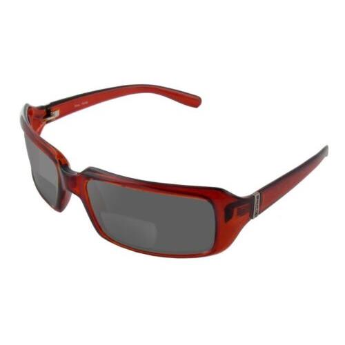 Bolle Envy Cognac Brown Grey Polarized Bi-focal Reading Sunglasses Pick Power