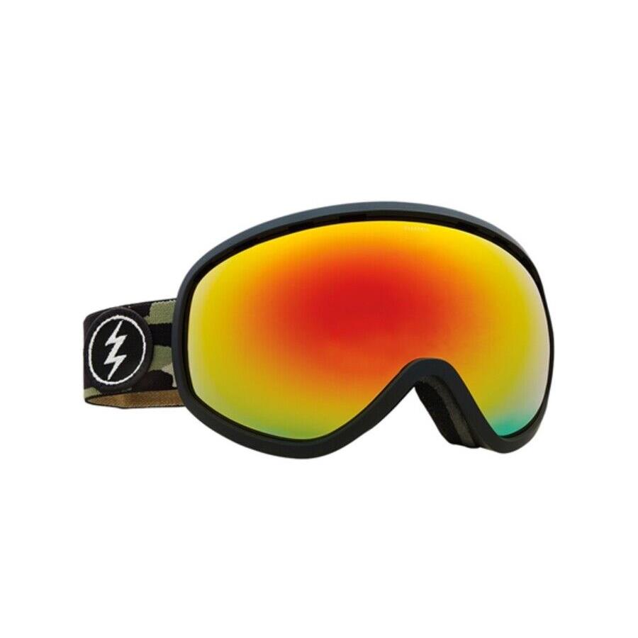 Electric Visual Masher Camo Snowboarding Goggles Brose/red Chrome EG2217304