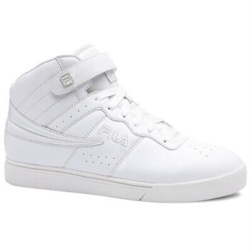 Fila Men`s Vulc 13 Mid Basketball Shoes White 8.5