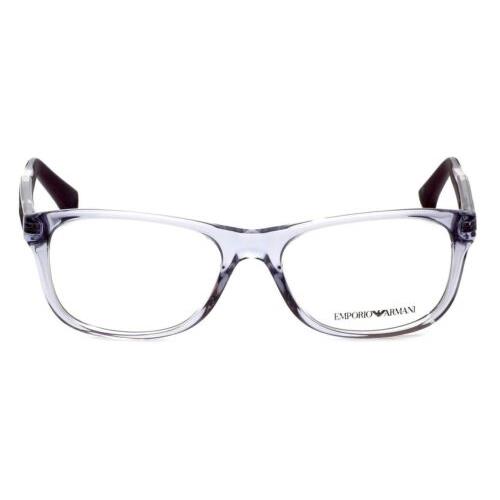 Emporio Armani Designer Reading Glasses EA3001-5071-52 in Violet Transparent 52m - Purple, Frame: , Lens: